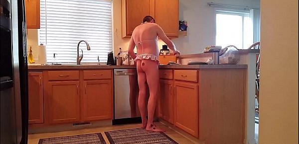  Sissy Bitch Jeffrey Making Dinner